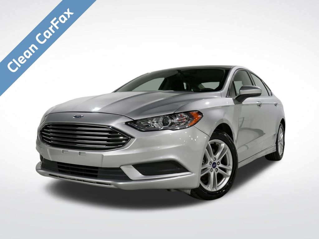 Ingot Silver 2018 Ford Fusion Sedan Front-Wheel Drive 6-Speed Automatic