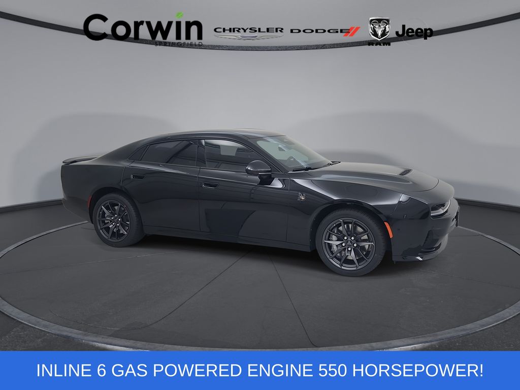Diamond Black Crystal Pearlcoat 2026 Dodge Charger Scat Pack Sedan AWD Sedan All-Wheel Drive 8-Speed Automatic