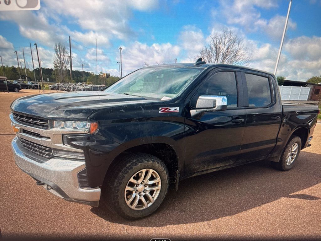 Black 2019 Chevrolet Silverado 1500 LT Crew Cab 4WD Pickup Truck Four-Wheel Drive 8-Speed Automatic