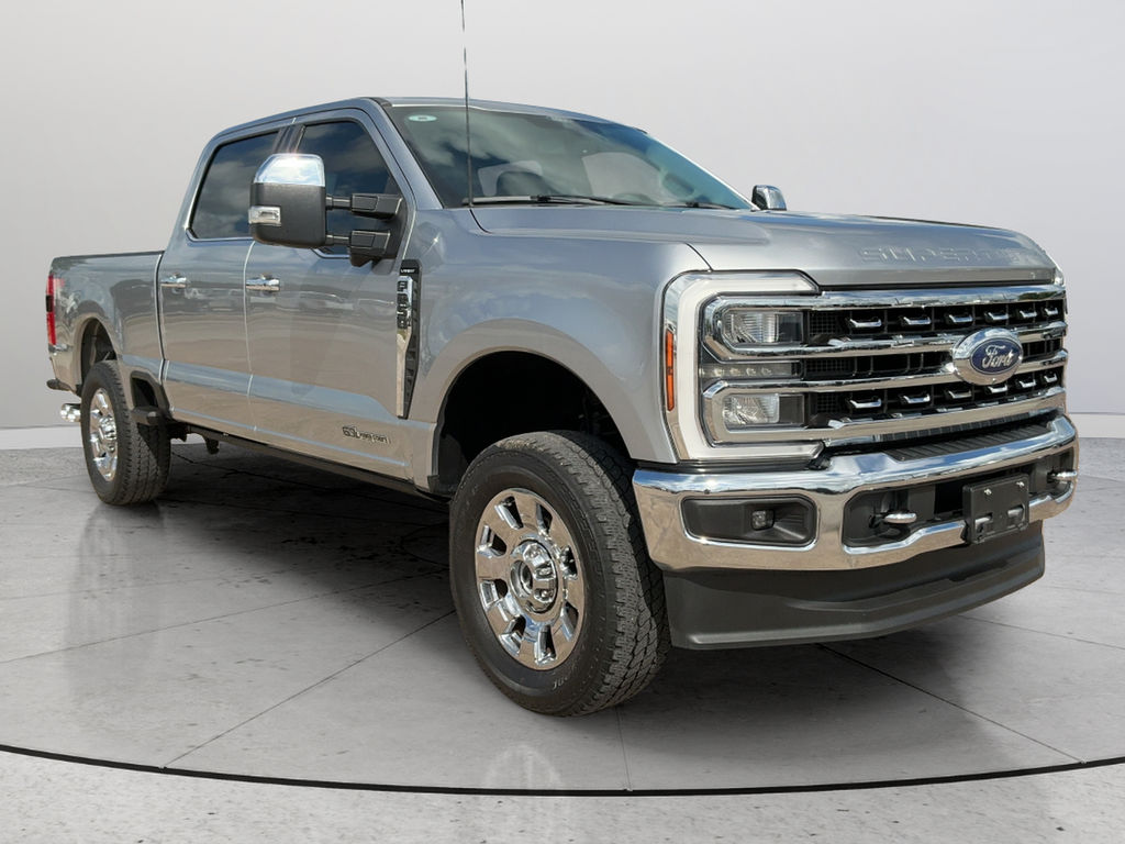 Silver Metallic 2024 Ford F-250 Super Duty Pickup Truck Four-Wheel Drive Automatic