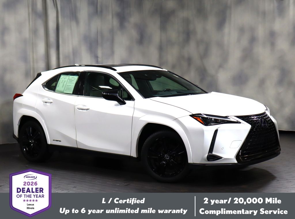Eminent White Pearl 2021 Lexus UX Hybrid 250h AWD SUV / Crossover All-Wheel Drive Continuously Variable Transmission