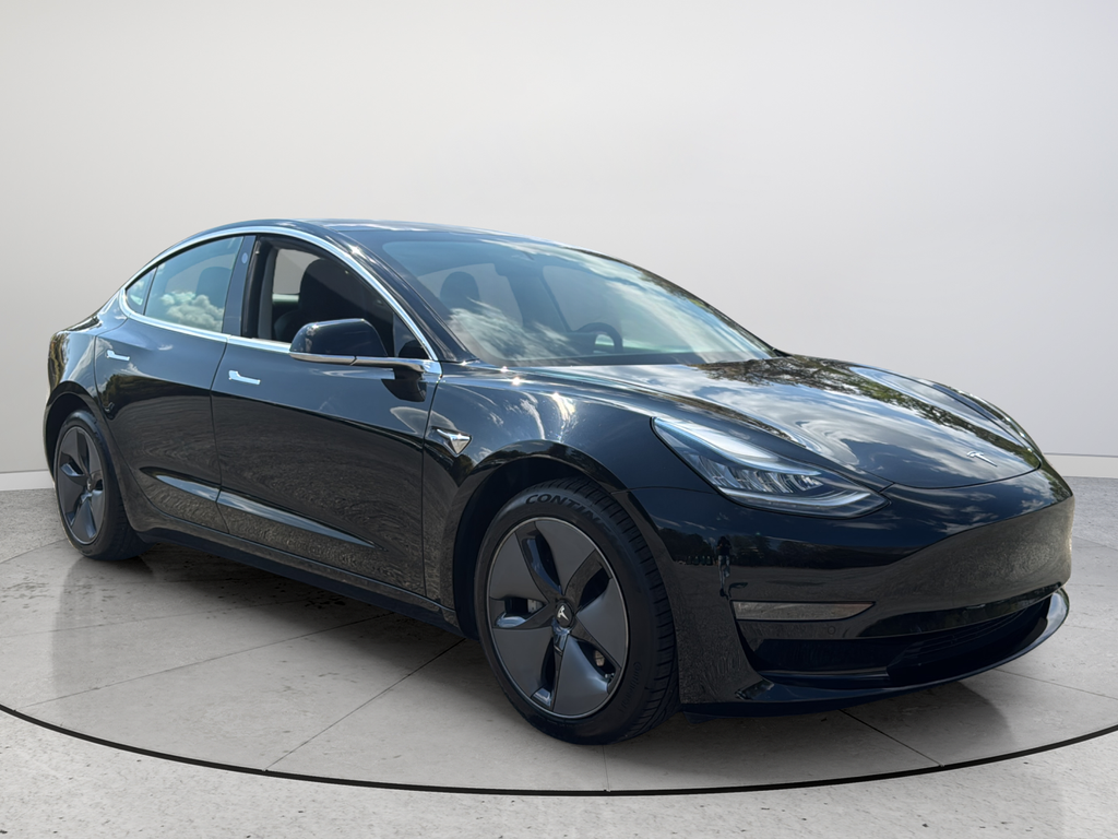 Black 2019 Tesla Model 3 Standard RWD Sedan Rear-Wheel Drive 1-Speed Automatic