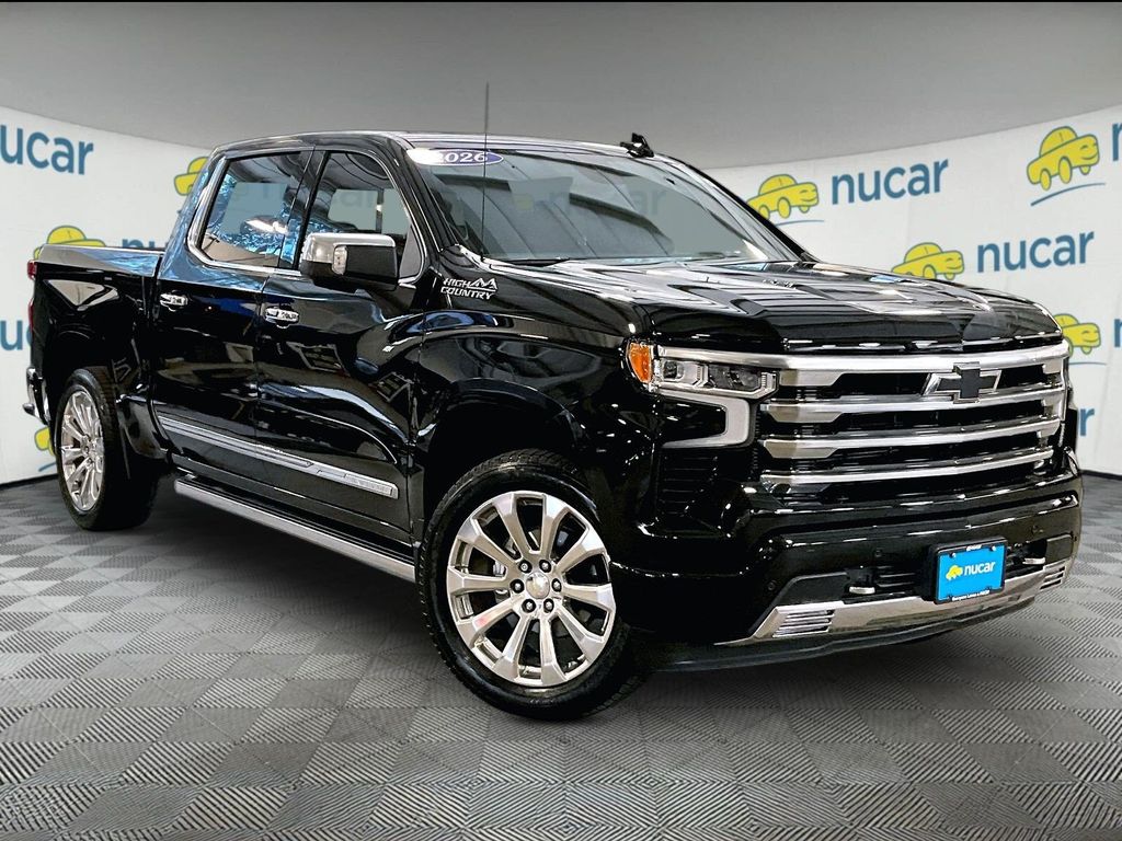 Black 2026 Chevrolet Silverado 1500 Pickup Truck Four-Wheel Drive Automatic