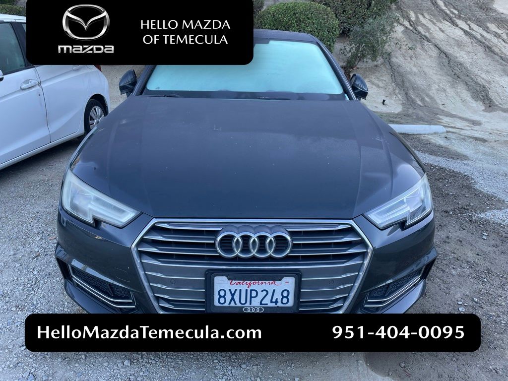 Manhattan Gray Metallic 2017 Audi A4 Sedan Front-Wheel Drive 7-Speed Automatic