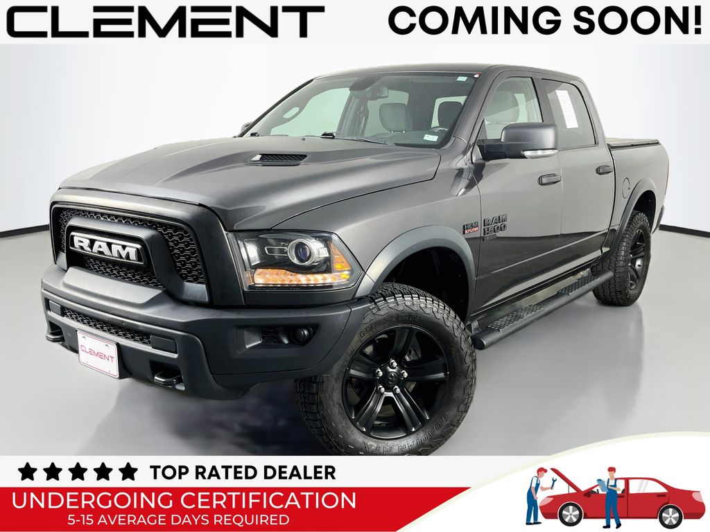 Gray (Granite Crystal Metallic Clearcoat) 2022 RAM 1500 Pickup Truck Four-Wheel Drive 8-Speed Automatic