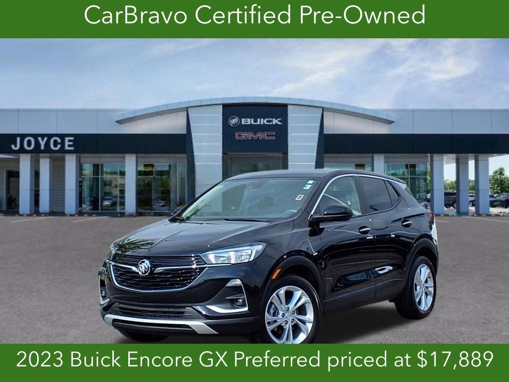 Black (Ebony Twilight Metallic) 2023 Buick Encore GX Preferred FWD SUV / Crossover Front-Wheel Drive Continuously Variable Transmission