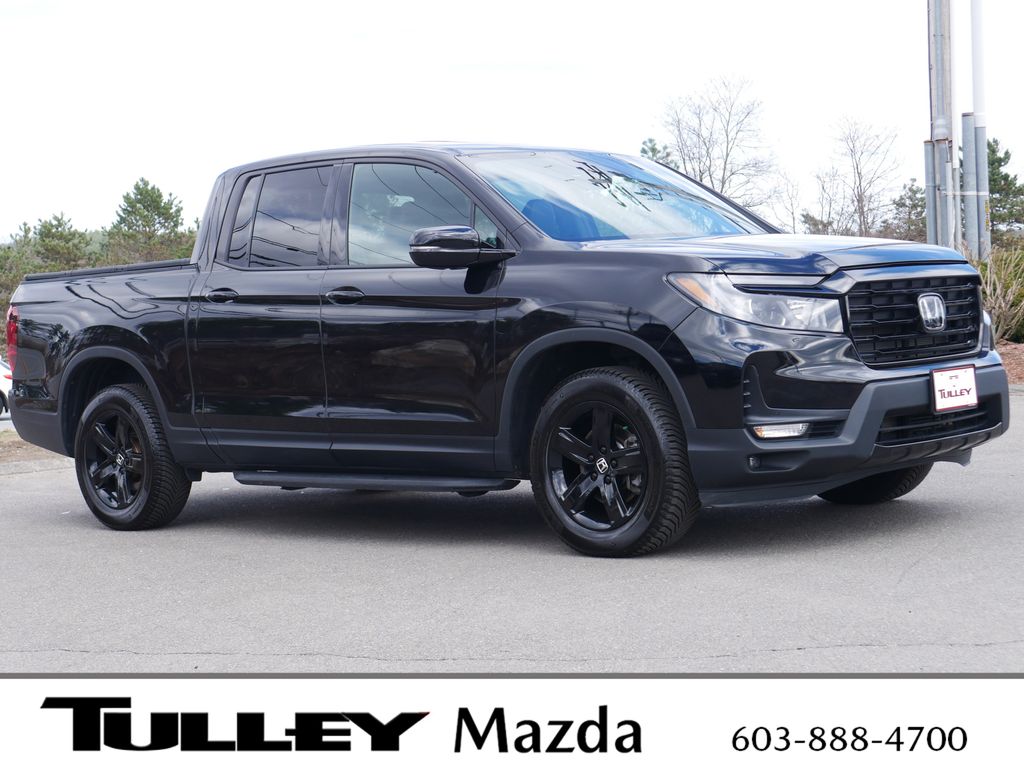 Crystal Black Pearl 2022 Honda Ridgeline Black Edition AWD Pickup Truck All-Wheel Drive 9-Speed Automatic