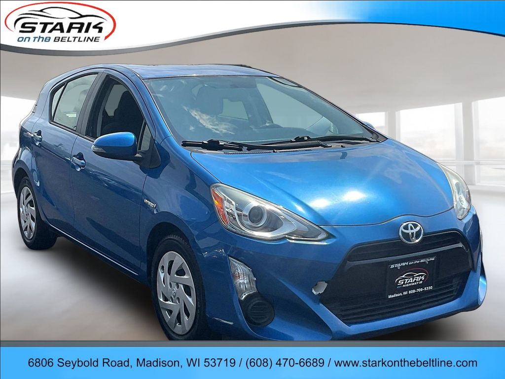 Blue Streak Metallic 2015 Toyota Prius c Hatchback Front-Wheel Drive Continuously Variable Transmission
