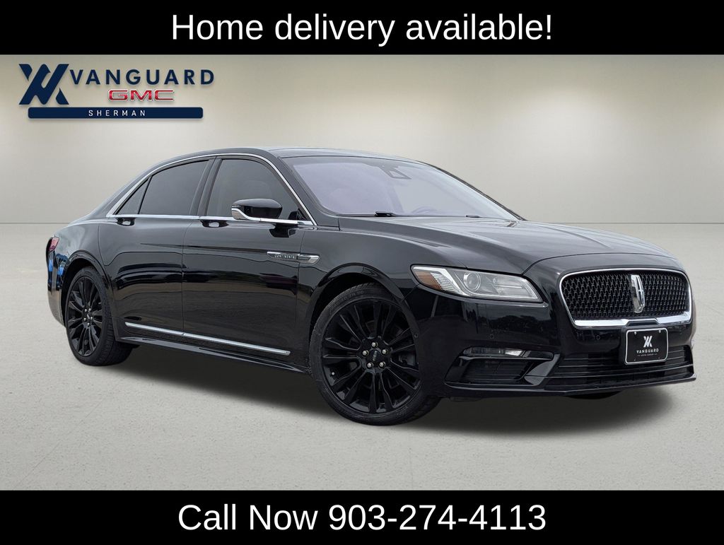 Black 2020 Lincoln Continental Reserve FWD Sedan Front-Wheel Drive 6-Speed Automatic