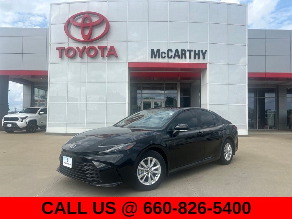 Midnight Black 2026 Toyota Camry Sedan Front-Wheel Drive Continuously Variable Transmission