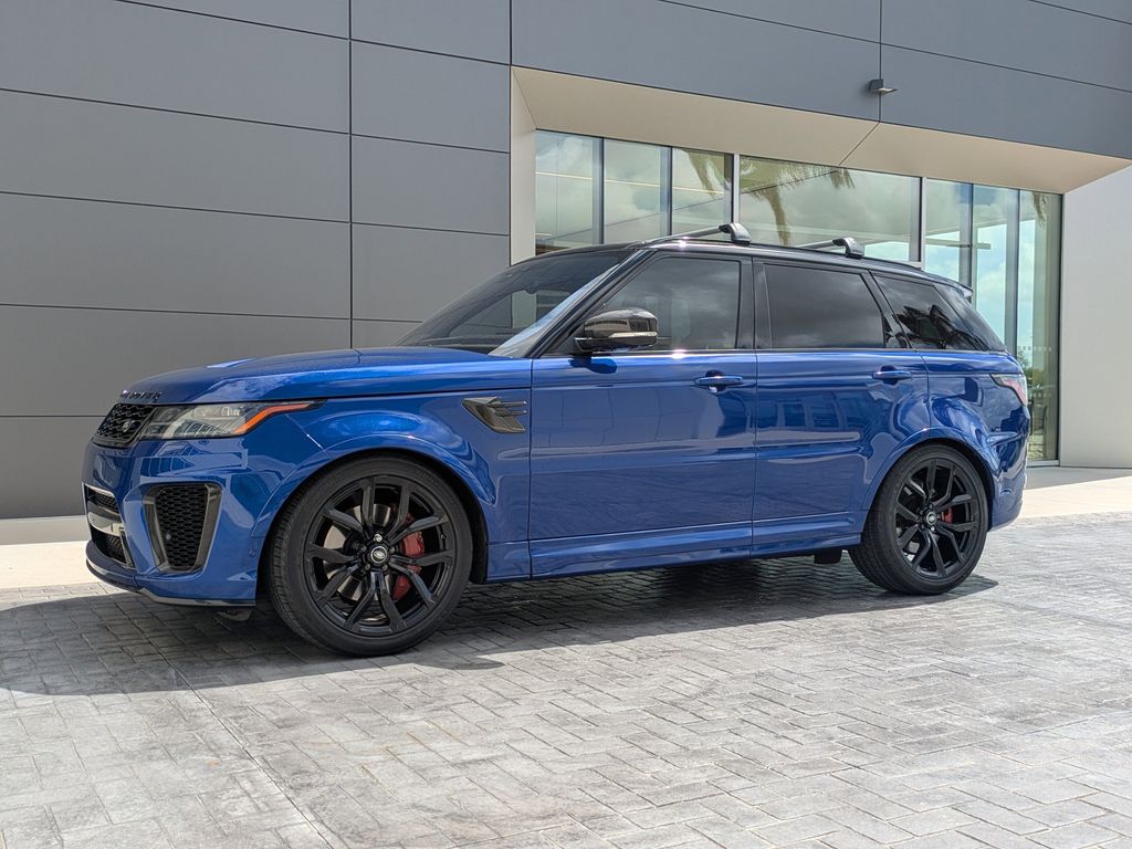 Estoril Blue Metallic 2020 Land Rover Range Rover Sport SVR 4WD SUV / Crossover All-Wheel Drive 8-Speed Automatic