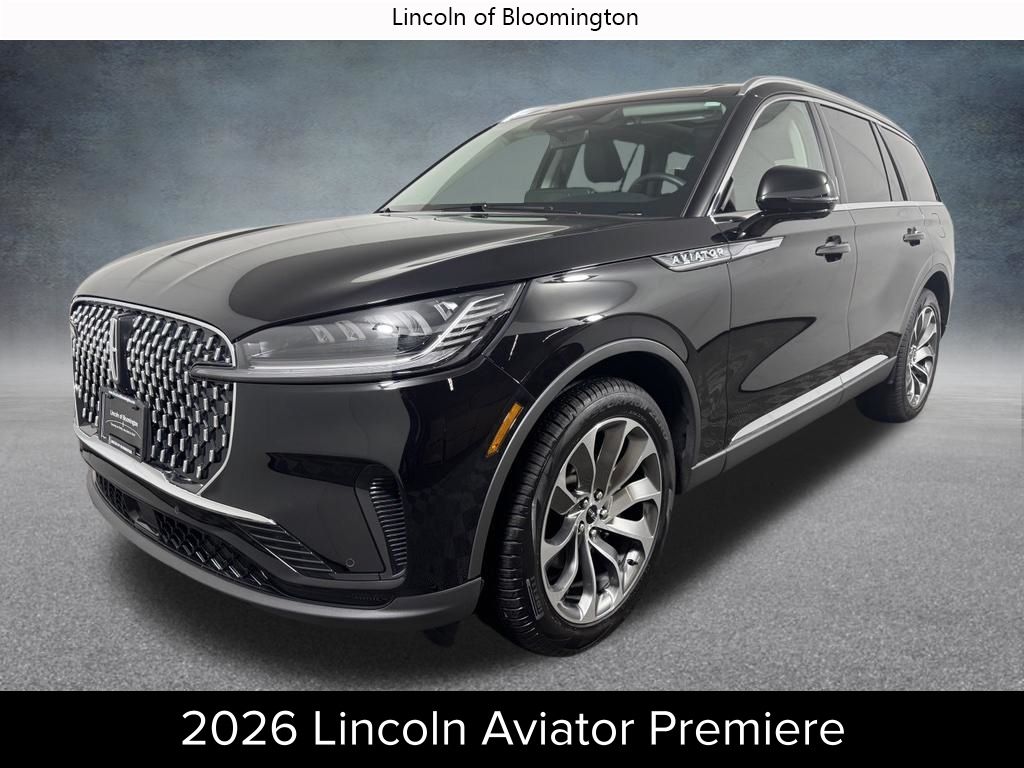 Infinite Black Metallic Clearcoat 2026 Lincoln Aviator SUV / Crossover All-Wheel Drive Automatic