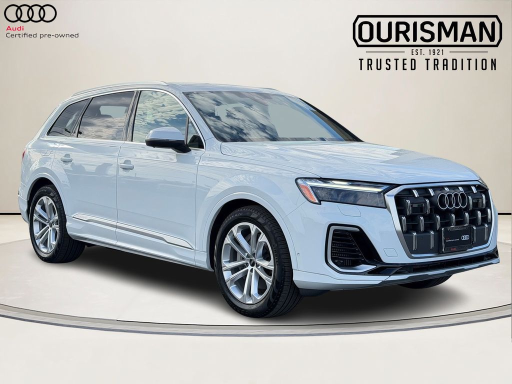 Glacier White 2025 Audi Q7 quattro Premium Plus 55 TFSI SUV / Crossover All-Wheel Drive 8-Speed Automatic