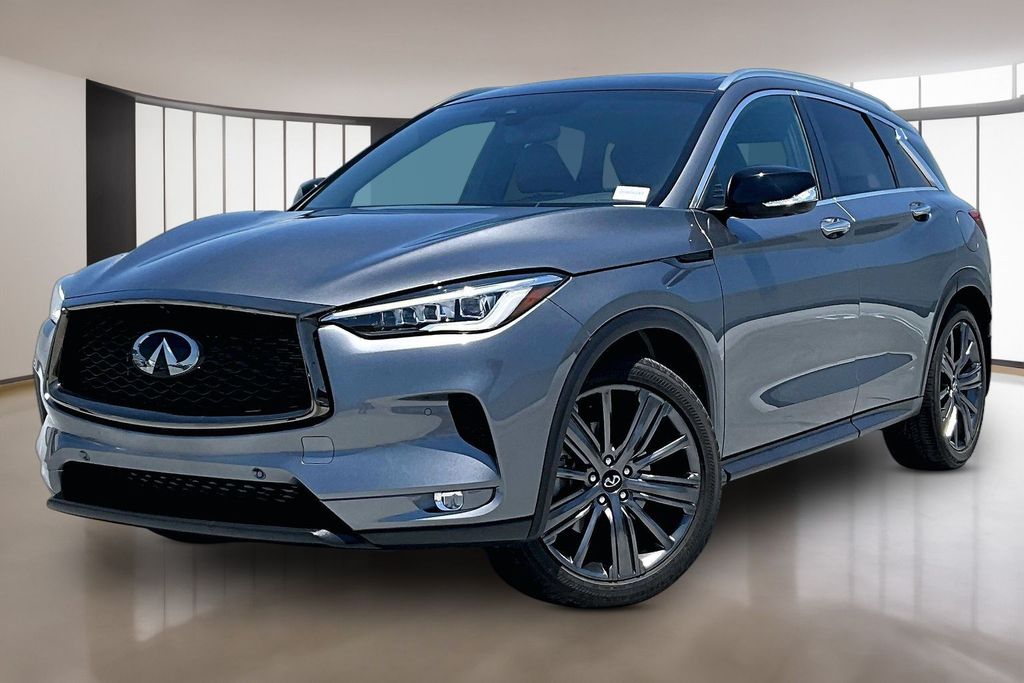 Gray (Graphite Shadow) 2020 INFINITI QX50 SUV / Crossover Front-Wheel Drive Continuously Variable Transmission