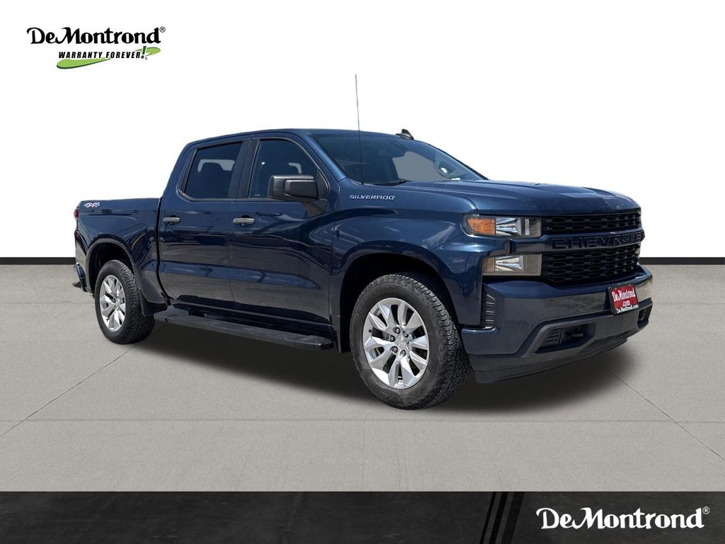 2021 Chevrolet Silverado 1500 Custom Blue at Bravo Nissan