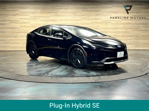 Midnight Black Metallic 2025 Toyota Prius Plug-In Hybrid Hatchback Front-Wheel Drive Continuously Variable Transmission