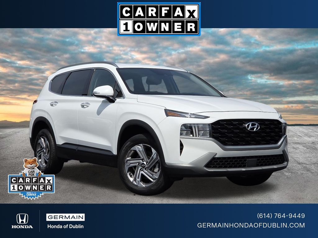 Serenity White Pearl 2023 Hyundai Santa Fe SUV / Crossover All-Wheel Drive 8-Speed Automatic