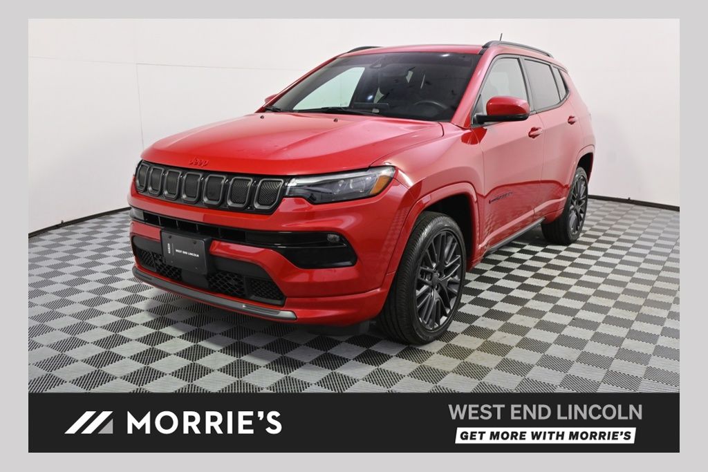 Redline Pearlcoat 2022 Jeep Compass Limited 4WD SUV / Crossover Four-Wheel Drive 9-Speed Automatic