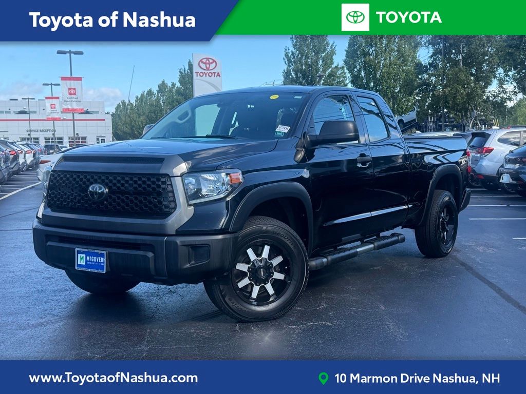 Midnight Black Metallic 2018 Toyota Tundra Pickup Truck Four-Wheel Drive 6-Speed Automatic Overdrive