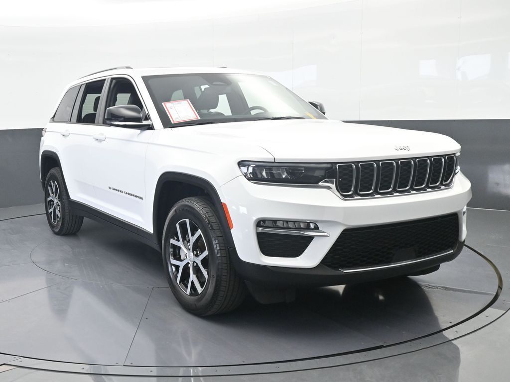 Used 2024 Bright White Clearcoat Jeep Limited image 9