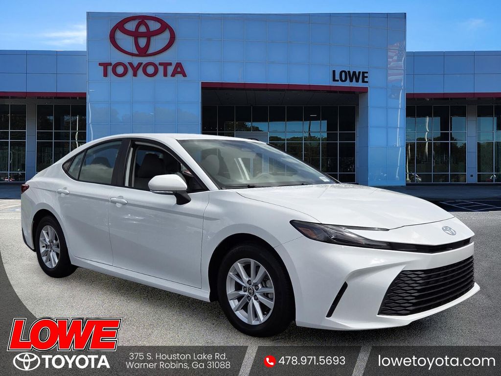 Ice Cap 2025 Toyota Camry Sedan Front-Wheel Drive Continuously Variable Transmission
