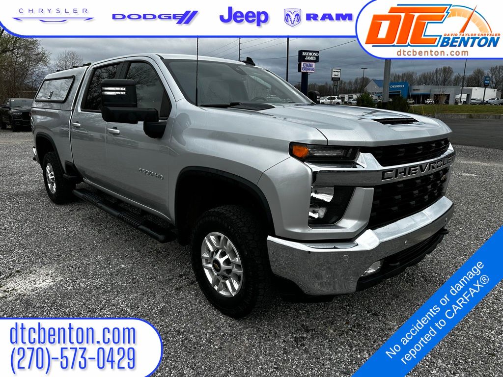 Silver Ice Metallic 2021 Chevrolet Silverado 2500HD LT Crew Cab 4WD Pickup Truck Four-Wheel Drive 6-Speed Automatic