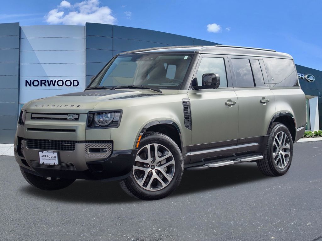 Pangea Green Metallic 2023 Land Rover Defender 130 X-Dynamic SE AWD SUV / Crossover All-Wheel Drive 8-Speed Automatic