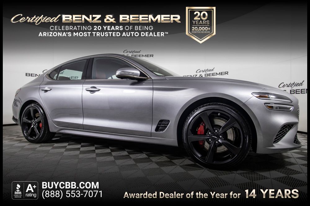 Savile Silver 2026 Genesis G70 Sedan All-Wheel Drive 8-Speed Automatic