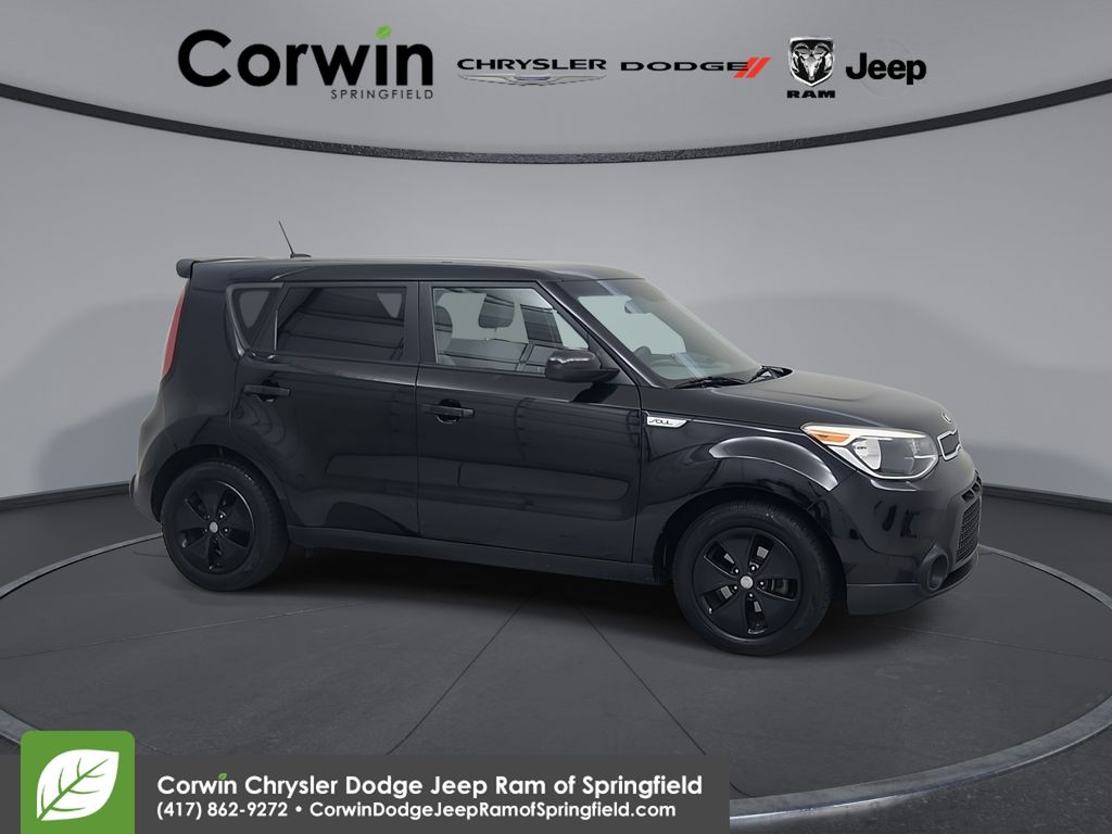 Shadow Black 2015 Kia Soul Wagon Front-Wheel Drive 6-Speed Automatic
