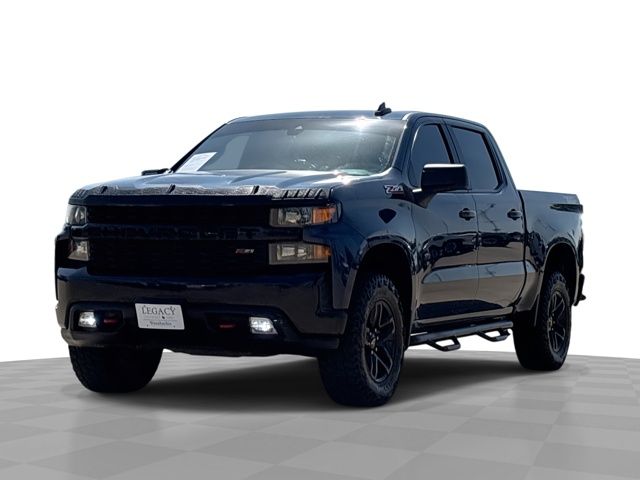 Northsky Blue Metallic 2021 Chevrolet Silverado 1500 Pickup Truck Four-Wheel Drive 6-Speed Automatic Overdrive