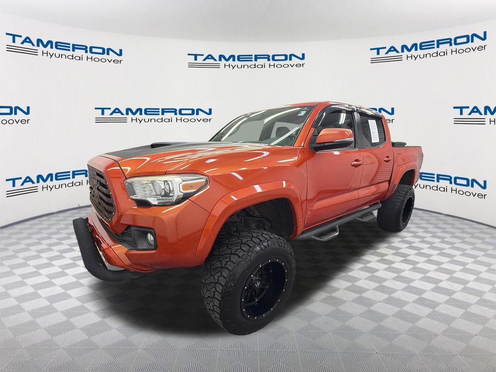 Inferno Red 2016 Toyota Tacoma Pickup Truck Four-Wheel Drive 6-Speed Automatic