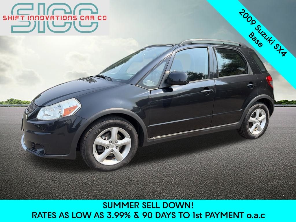 Blue 2009 Suzuki SX4 SUV / Crossover All-Wheel Drive 4-Speed Automatic