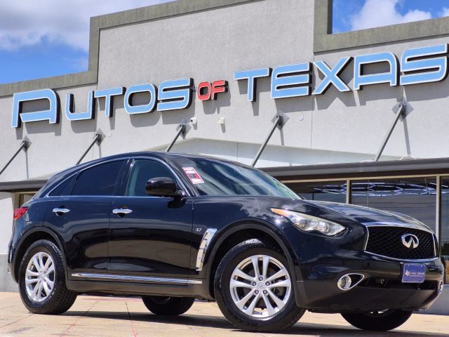 Black Obsidian 2017 INFINITI QX70 SUV / Crossover Rear-Wheel Drive 7-Speed Automatic