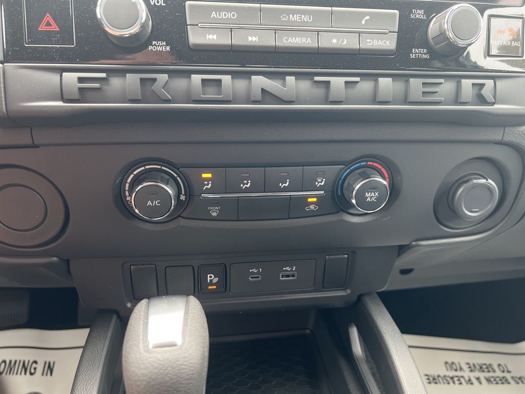 2025 Glacier White Nissan Frontier S RWD Truck