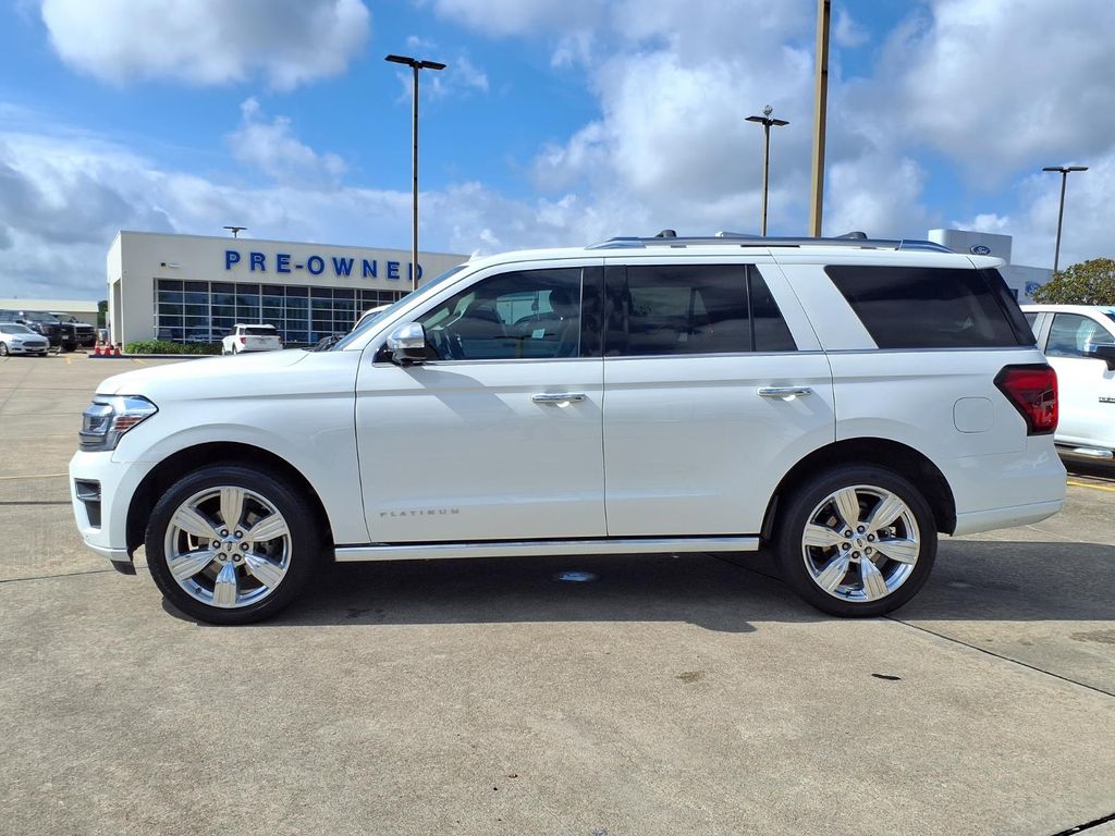 2023 Ford Expedition Platinum White at Texan Dodge Chrysler Jeep Ram