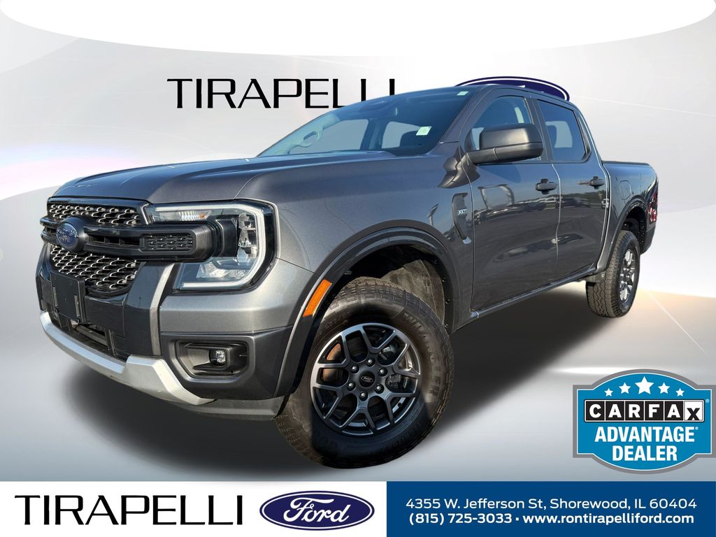 Gray Metallic 2024 Ford Ranger Pickup Truck Four-Wheel Drive Automatic