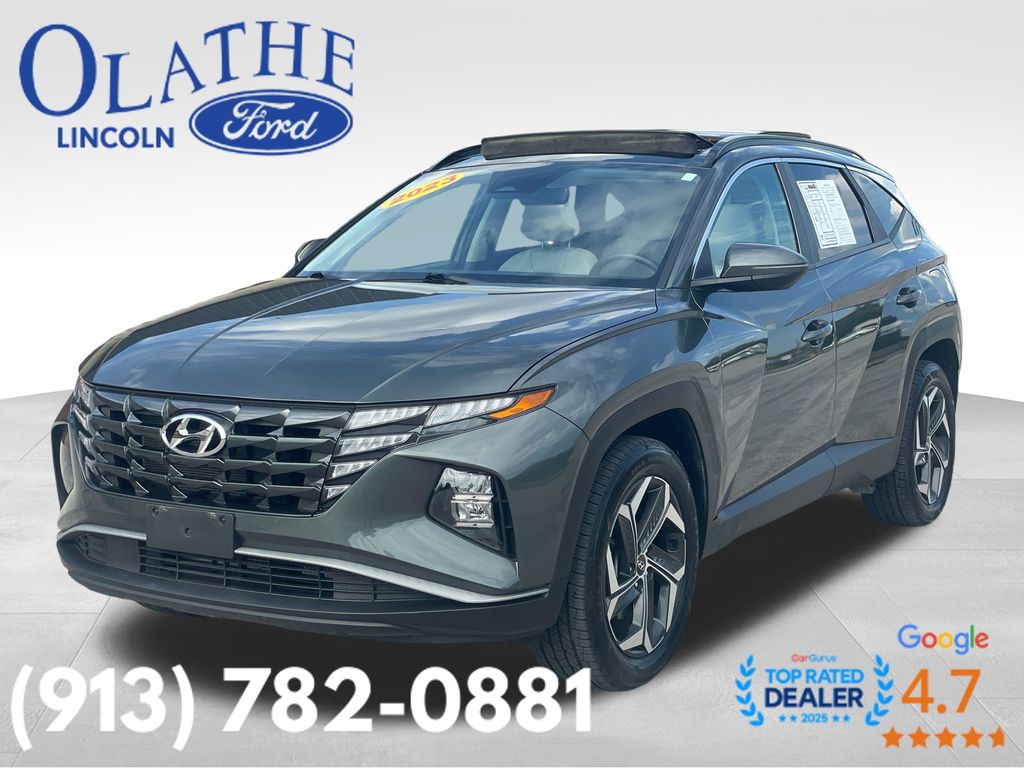 Amazon Gray 2023 Hyundai Tucson Hybrid SUV / Crossover All-Wheel Drive 6-Speed Automatic