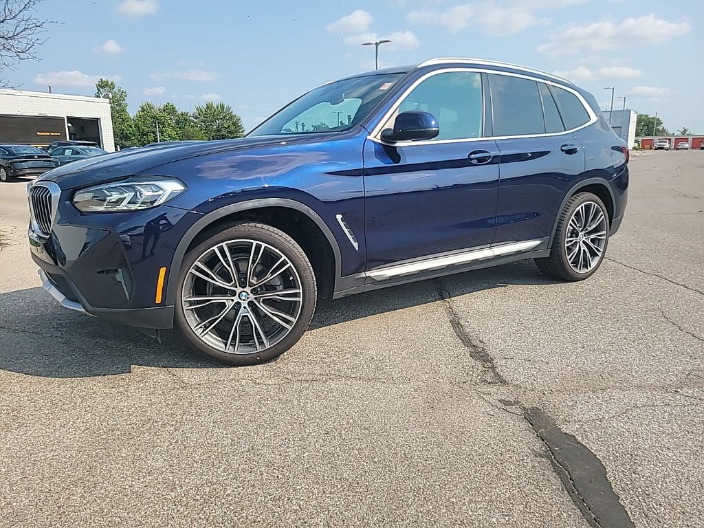Blue 2023 BMW X3 SUV / Crossover All-Wheel Drive 8-Speed Automatic