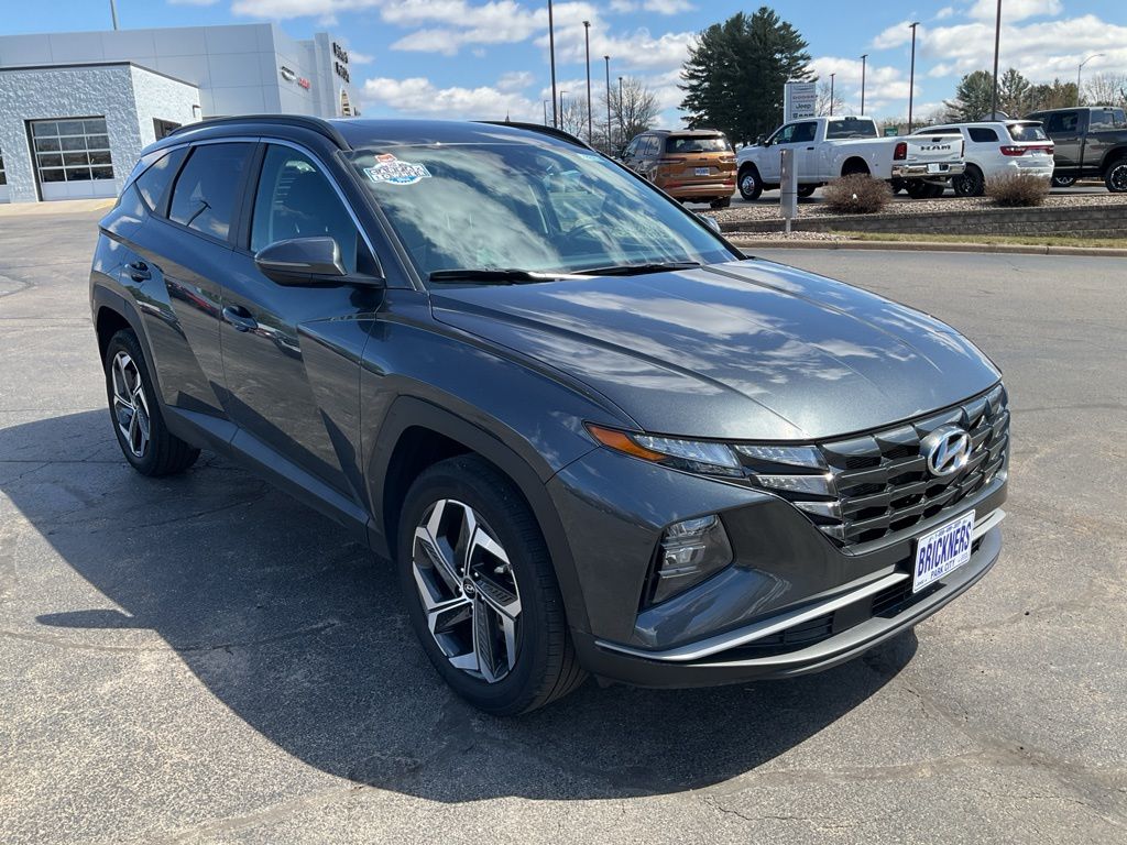 Portofino Gray 2023 Hyundai Tucson SEL AWD SUV / Crossover All-Wheel Drive 8-Speed Automatic