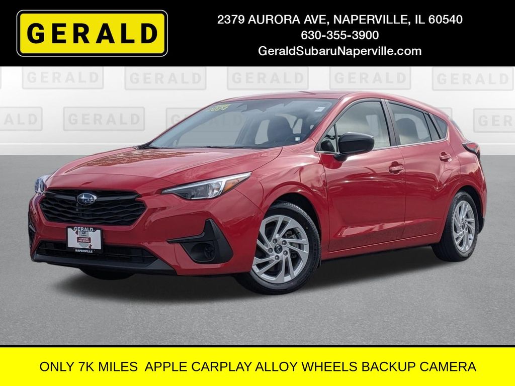 Pure Red 2024 Subaru Impreza AWD Wagon All-Wheel Drive Continuously Variable Transmission