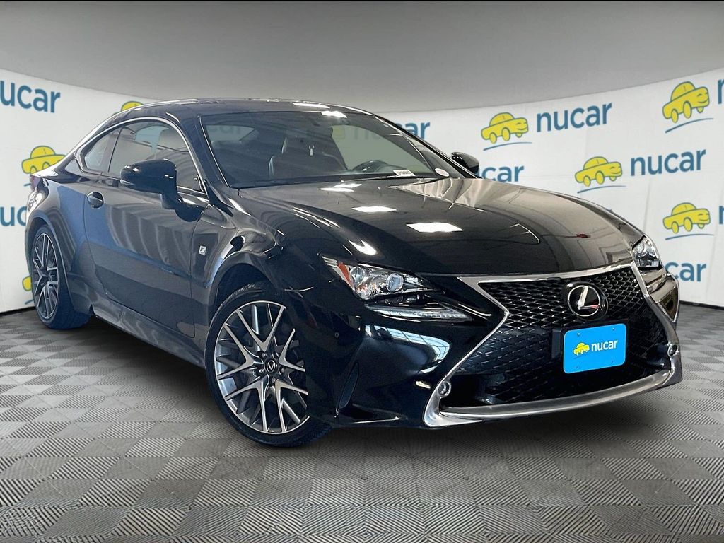 Black (Obsidian) 2015 Lexus RC Coupe All-Wheel Drive 6-Speed Automatic