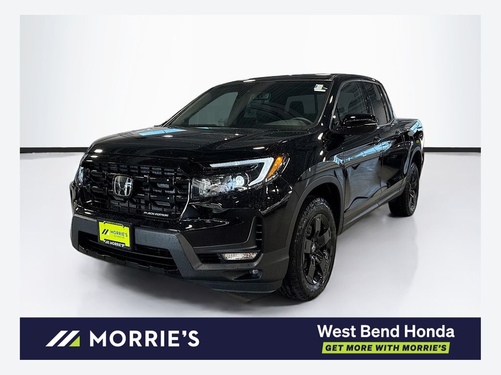 Crystal Black Pearl 2026 Honda Ridgeline Pickup Truck All-Wheel Drive 9-Speed Automatic