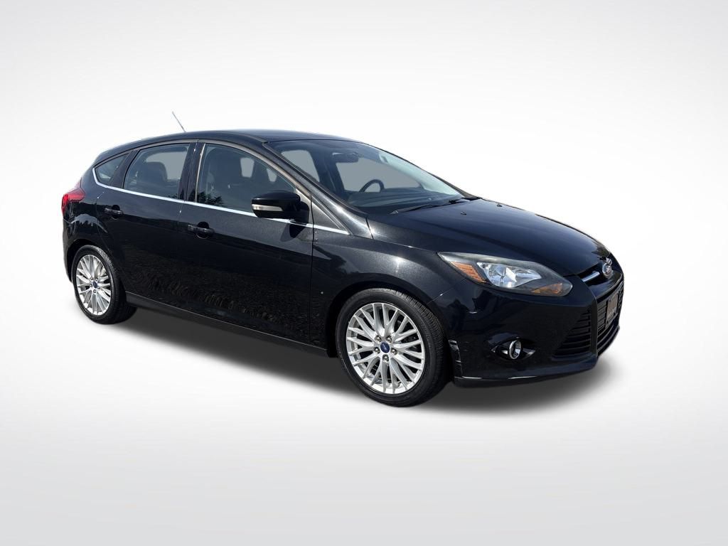 2014 Tuxedo Black Metallic Ford Focus Titanium FWD Hatchback