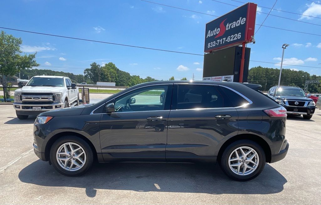 2021 Ford Edge SEL Gray at DeMontrond Ford