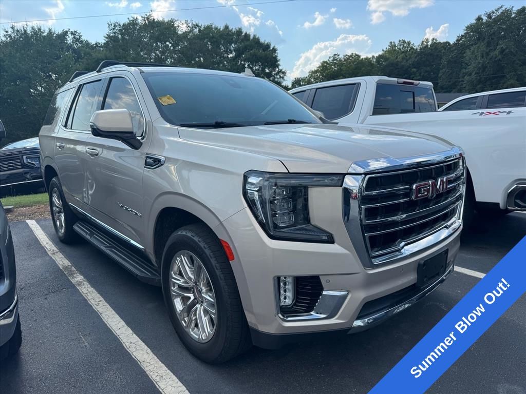 Brown (Pearl Beige Metallic) 2021 GMC Yukon SUV / Crossover Four-Wheel Drive