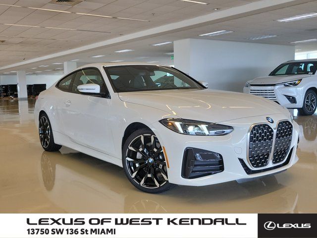 Alpine White 2026 BMW 4 Series Coupe All-Wheel Drive 8-Speed Automatic