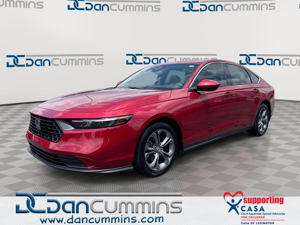 Radiant Red Metallic 2024 Honda Accord Sedan Front-Wheel Drive Continuously Variable Transmission
