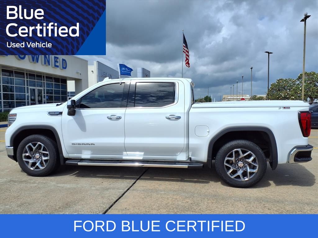 2022 GMC Sierra 1500 SLT White at Classic Chevrolet Galveston