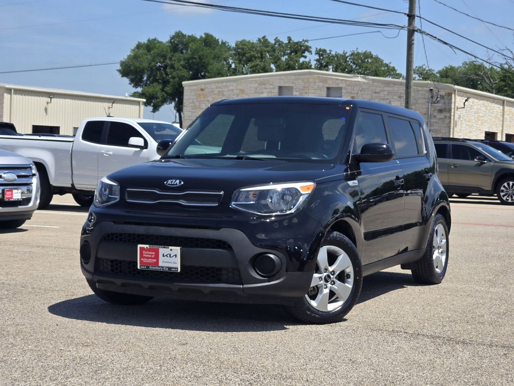 Shadow Black 2018 Kia Soul Base Wagon Front-Wheel Drive 6-Speed Automatic