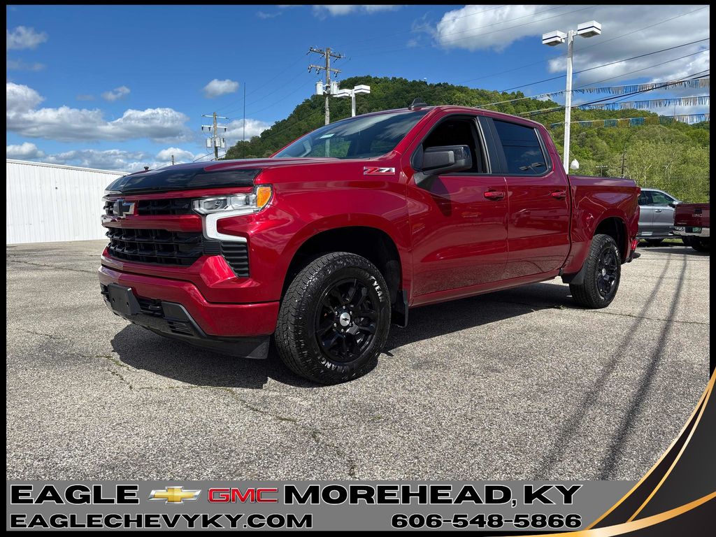 Radiant Red Tintcoat 2023 Chevrolet Silverado 1500 Pickup Truck Four-Wheel Drive Automatic